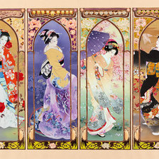 Схема вышивки «японки харуето морита»