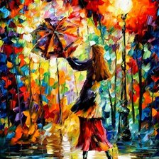 Схема вышивки «цветной дождь»