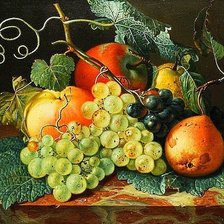 Схема вышивки «натюрморт в старинном стиле»