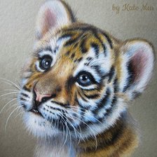 Схема вышивки «Тигренок»