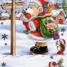 Схема вышивки «Тедді»