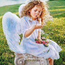 Схема вышивки «Ангел»