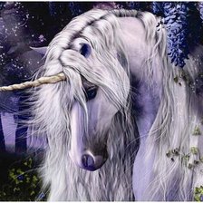 Схема вышивки «единорог»