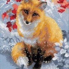Схема вышивки «Лиса патрикеевна»