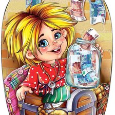 Схема вышивки «Домовёнок»