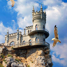 Схема вышивки «ласточкино гнездо»