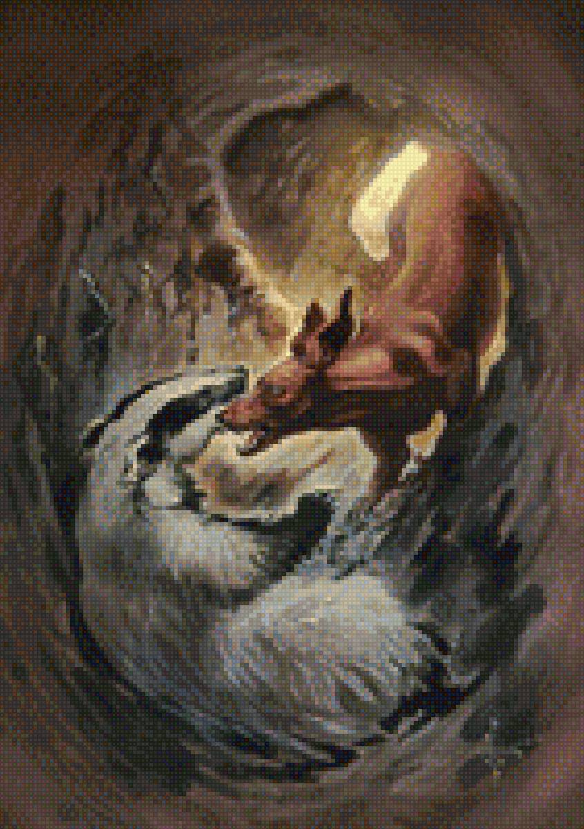 Такса и барсук - такса, охота - предпросмотр