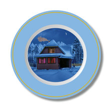 Схема вышивки «Тарелка сувенирная»