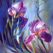 Схема вышивки «Flovers»