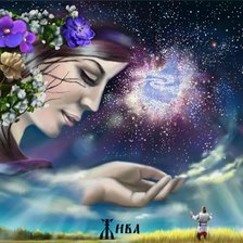 Схема вышивки «жива»