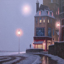 Схема вышивки «город, Денис Нолет»