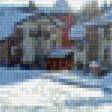 Предпросмотр схемы вышивки «Зима в Карпатах» (№1451550)
