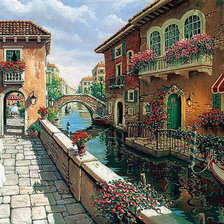 Схема вышивки «венеция»