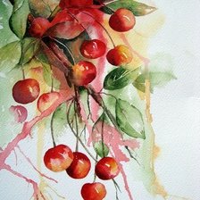 Схема вышивки «краски»