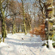 Схема вышивки «Зима»