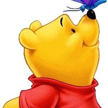 Схема вышивки «винни пух и бабочка»