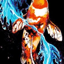 Схема вышивки «Огонь и вода»