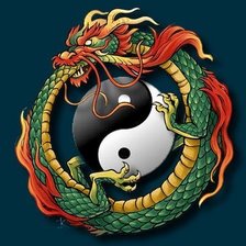 Схема вышивки «Инь-янь»