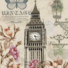 Схема вышивки «Лондон»