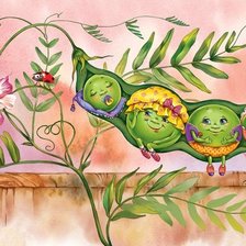 Схема вышивки «горошины»