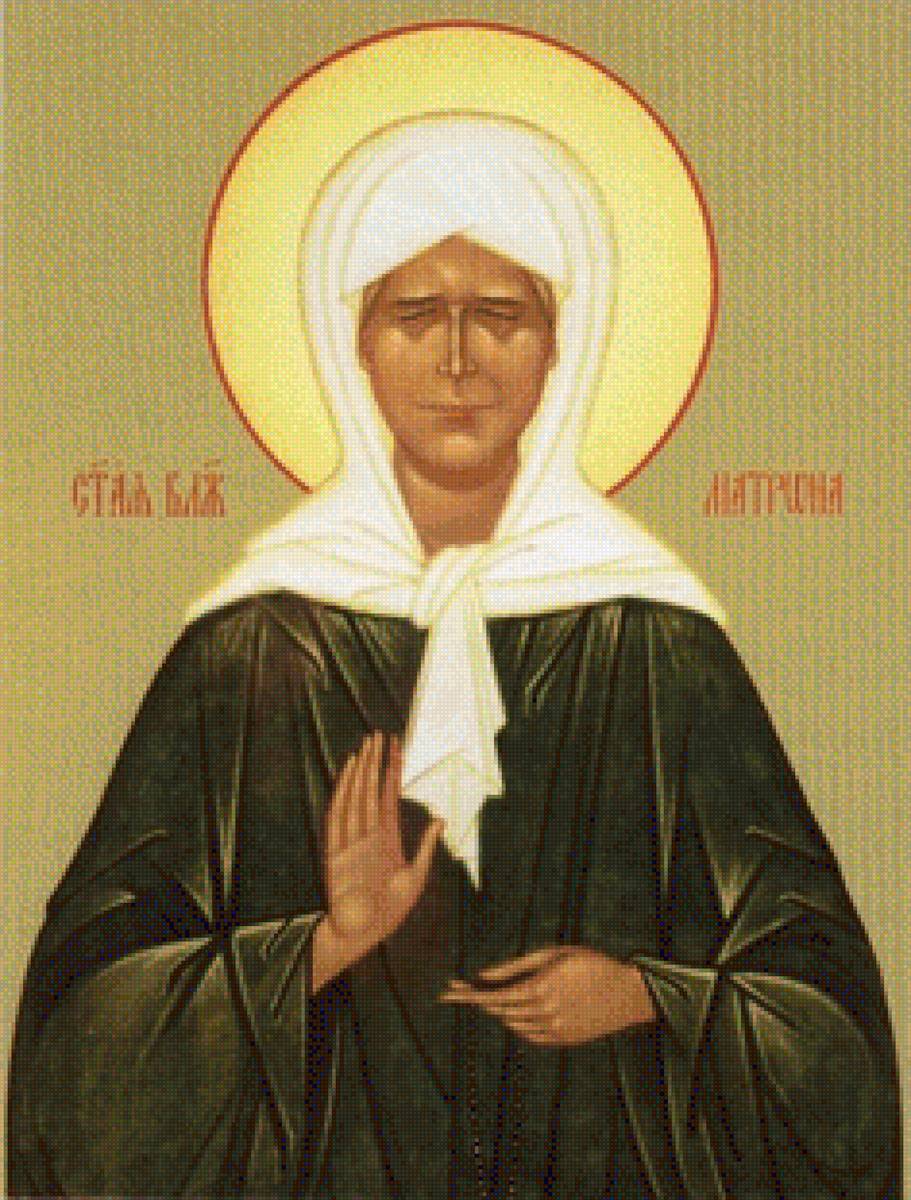 Св. Матрона - икона - предпросмотр