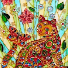 Схема вышивки «Витраж»