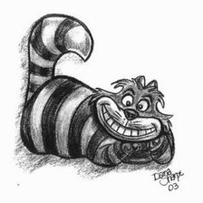 Схема вышивки «чеширский кот»