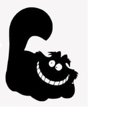 Схема вышивки «чеширский кот»