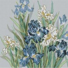 Схема вышивки «Ирисы»