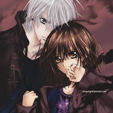 Схема вышивки «Пара-вампиры»