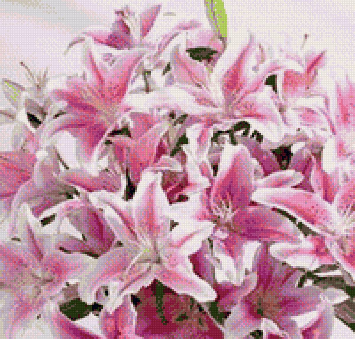 Лилии - лилии, букет - предпросмотр