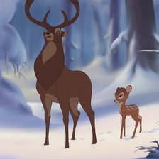 Схема вышивки «бэмби»