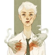 Схема вышивки «Драко Малфой»