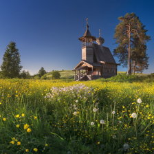 Схема вышивки «церквушка»
