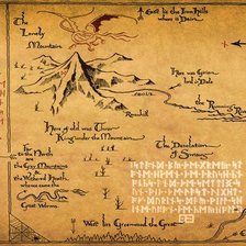 Схема вышивки «Одинокая гора»