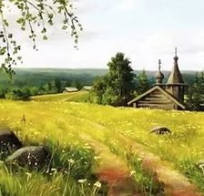 Схема вышивки «дали»