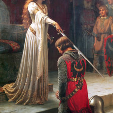 Схема вышивки «посвящение в рыцари»