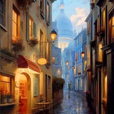 Схема вышивки «Улочки»