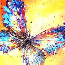 Схема вышивки «Полиптих БАБОЧКИ 1 полотно»