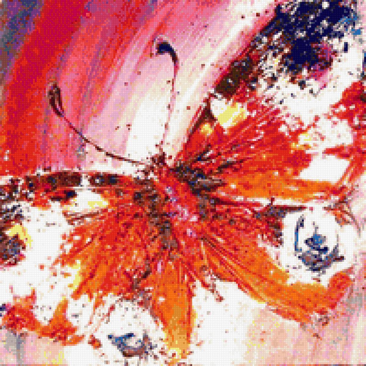 Полиптих БАБОЧКИ 3 полотно - полиптих, бабочки - предпросмотр