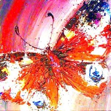 Схема вышивки «Полиптих БАБОЧКИ 3 полотно»