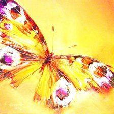 Схема вышивки «Полиптих БАБОЧКИ 4 полотно»