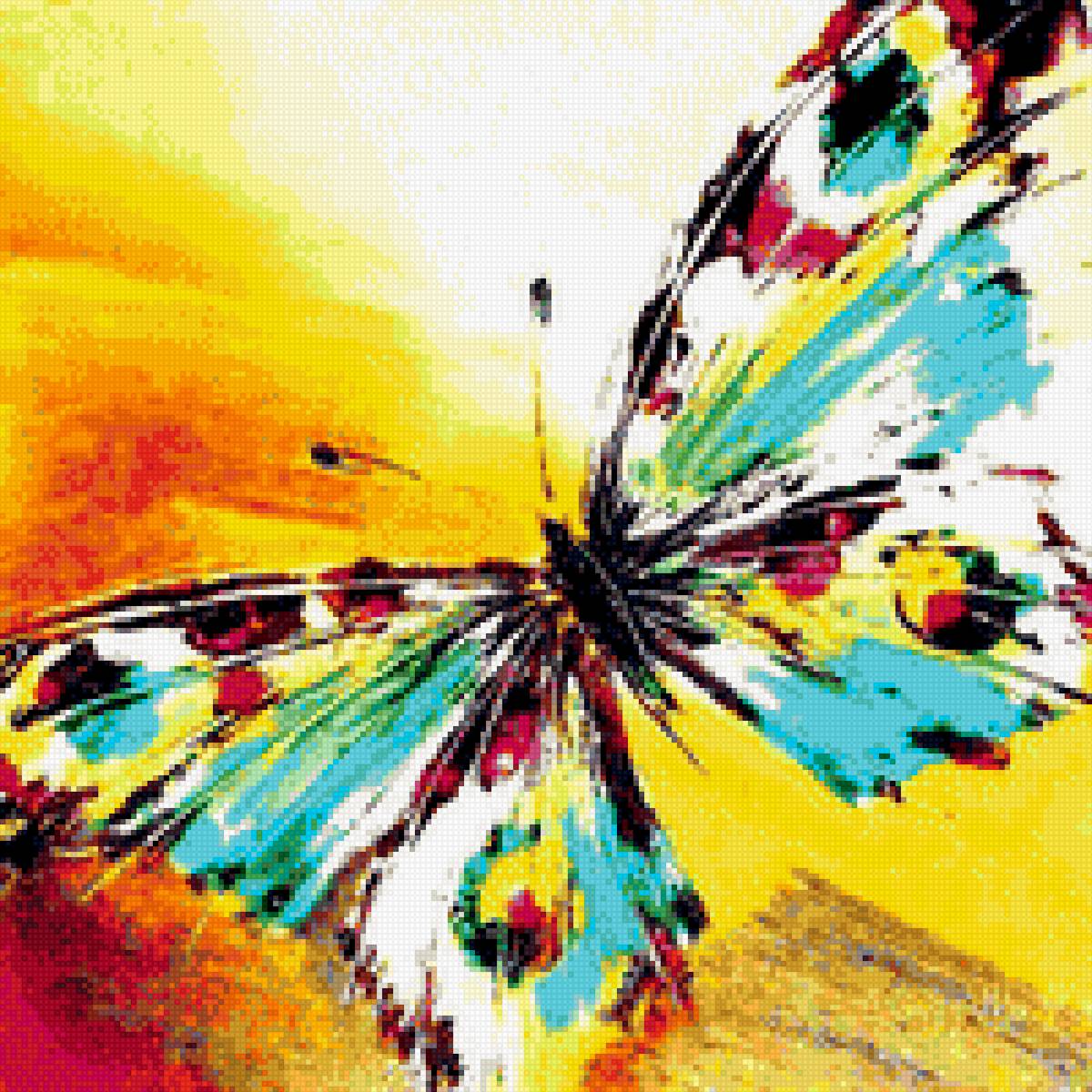 Полиптих БАБОЧКИ 5 полотн - бабочки, полиптих - предпросмотр