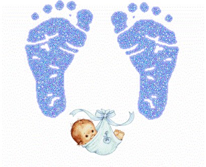 на рождение малыша - ножки, малыш - оригинал