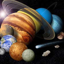 Схема вышивки «Космос»