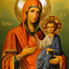 Схема вышивки «иверская б-м»