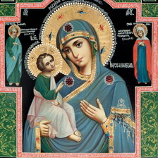 Схема вышивки «иерусалимская б-м»