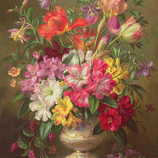 Схема вышивки «kvetiny»