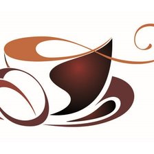 Схема вышивки «кофе»