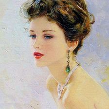 Схема вышивки «портрет»